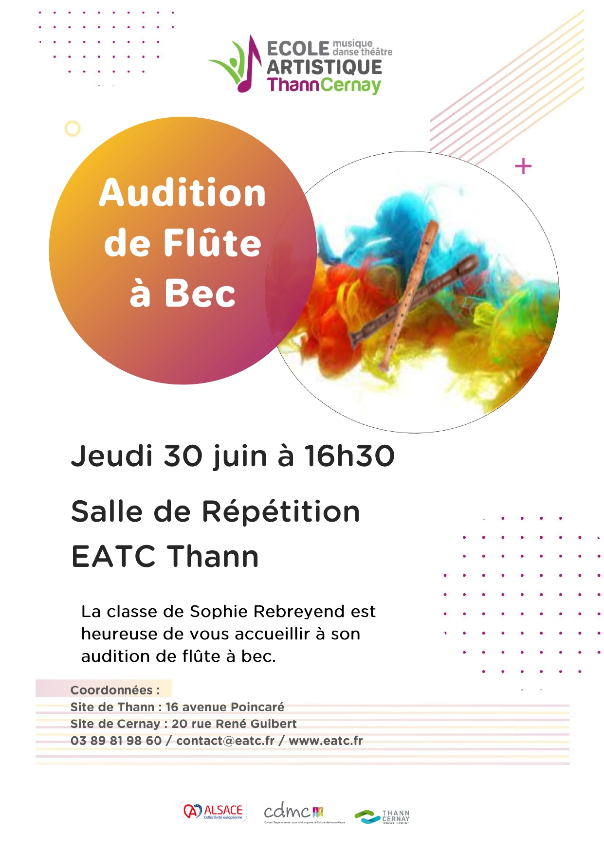 Affiche Audition Flûte à Bec 30_06_2022