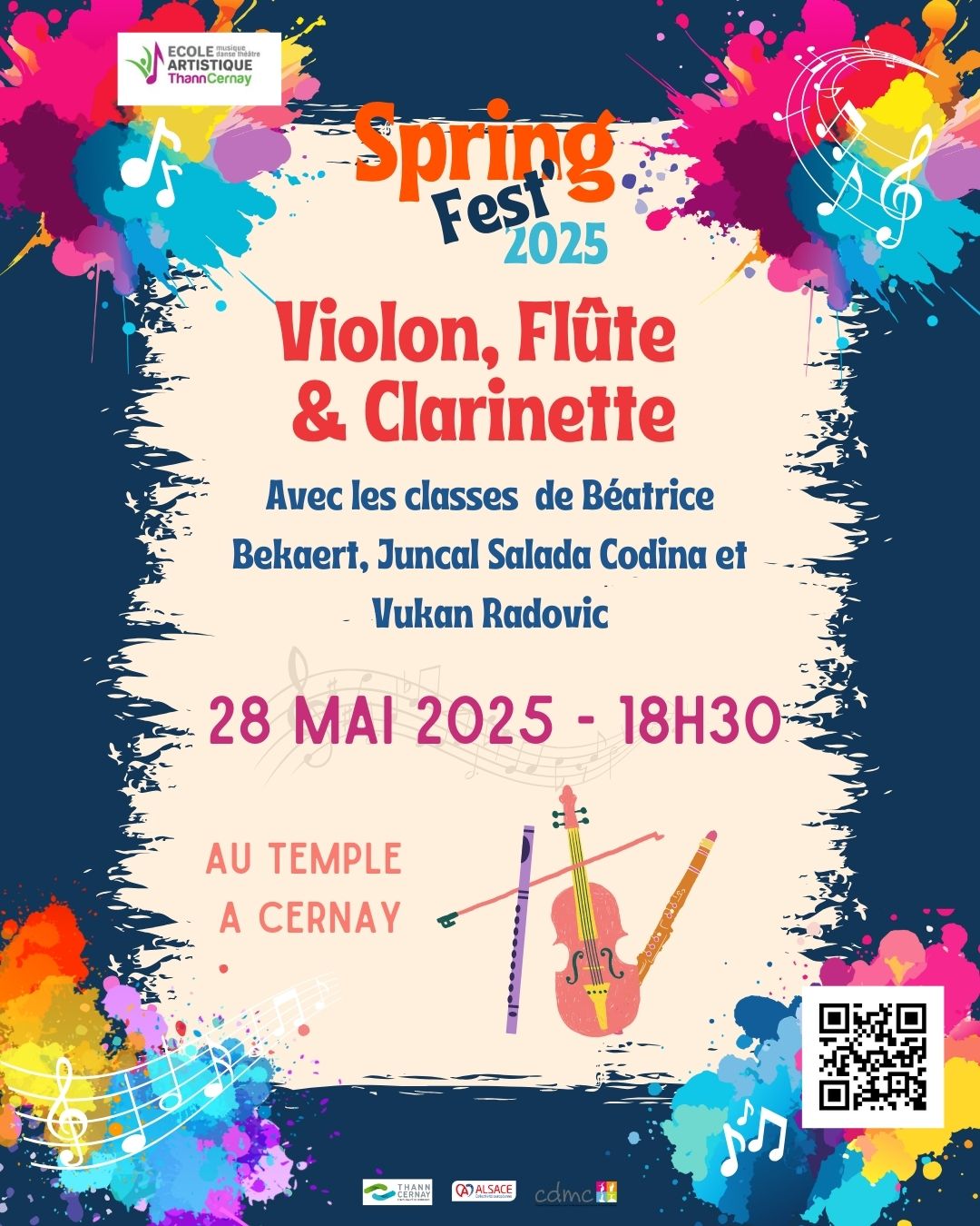Audition violon flûte clarinette 28_05_2025