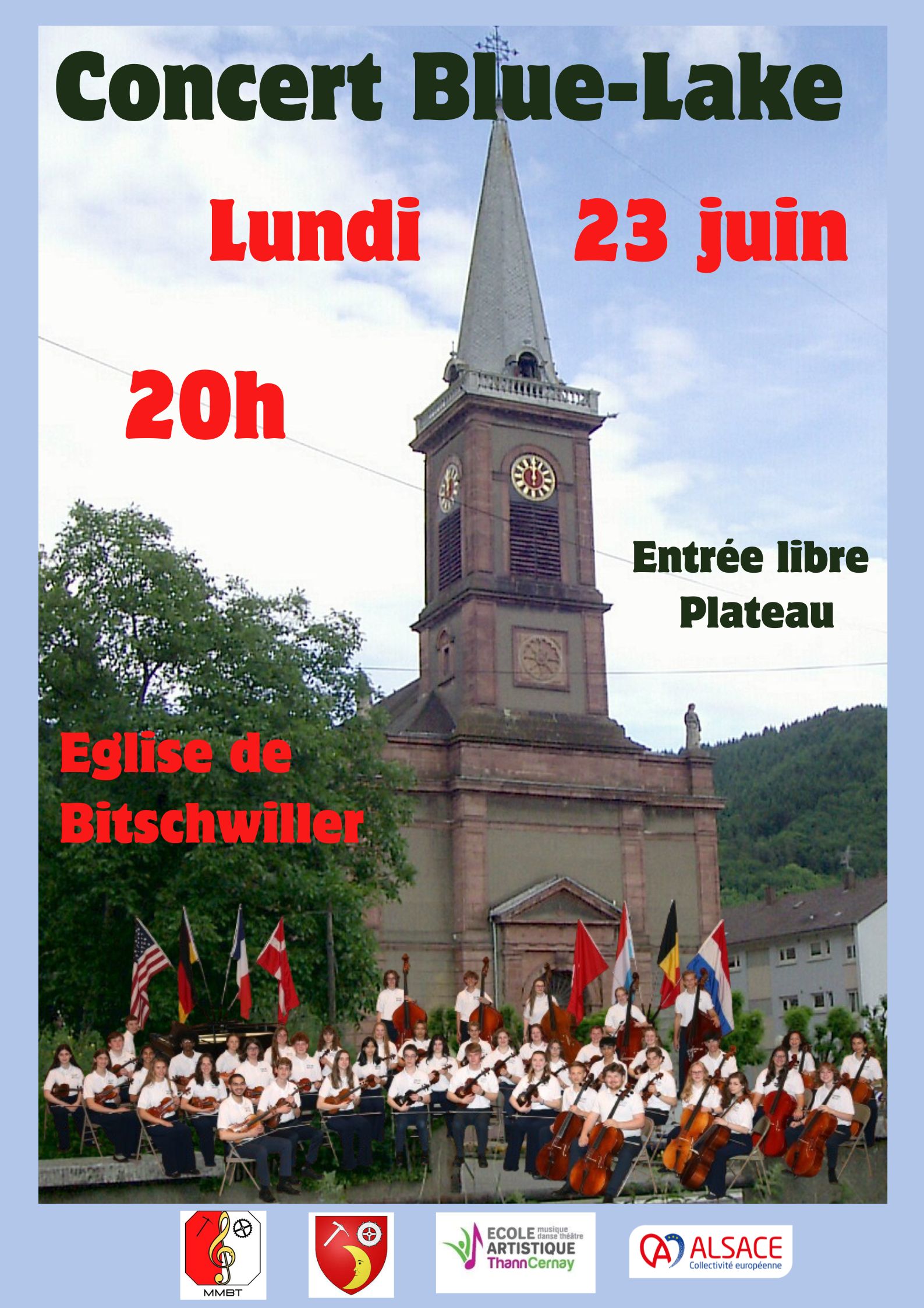 Concert Bue lake